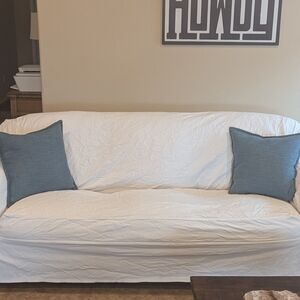 White Sofa Slip Cover